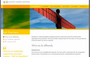 Growth Capital Partners' new site